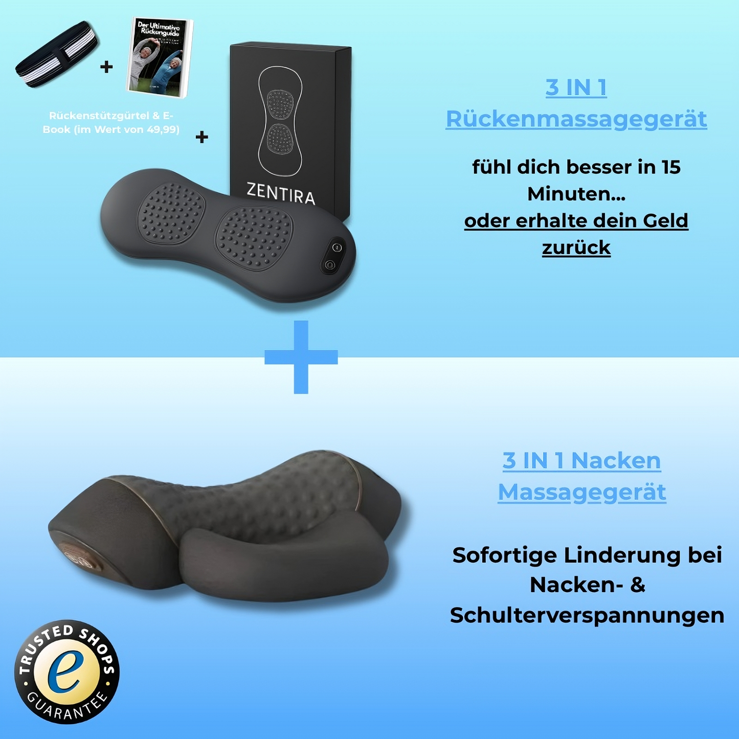 3 IN 1 Rücken Massage Gerät